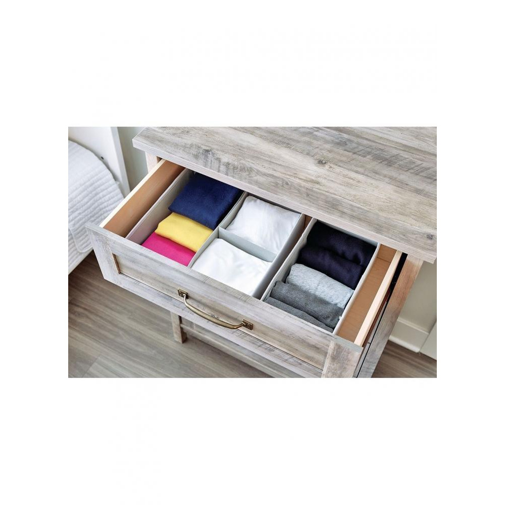 iDesign Evie Drawer Organizer 1-2S Grey - 4