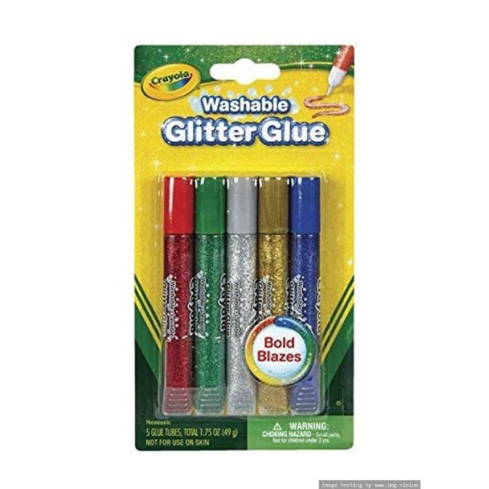 Crayola Washable Glitter Glue Bold Blazes - 1