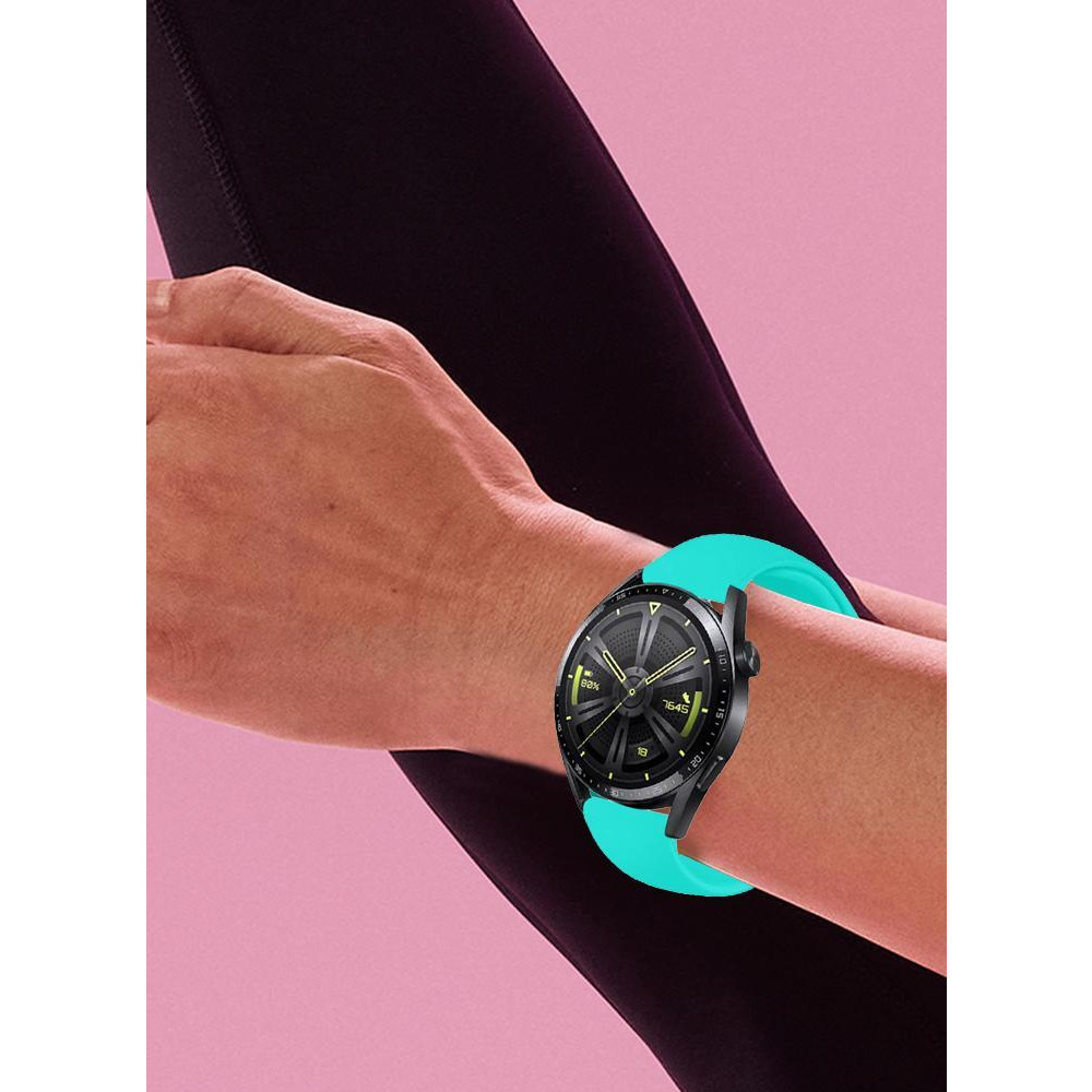 مجموعة 3 قطع من سوار الساعة متوافقة مع جميع أجهزة سامسونج وهواوي وأمازفيت وفيتبيت وهونر بحجم سوار 22 ملم - 3