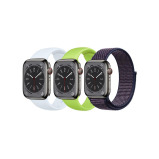 Сменный ремешок для Apple Watch 49/45/44/42 мм Серии Ultra 2/Ultra/9/8/7/6/5/4/SE 3 шт - 1 miniature