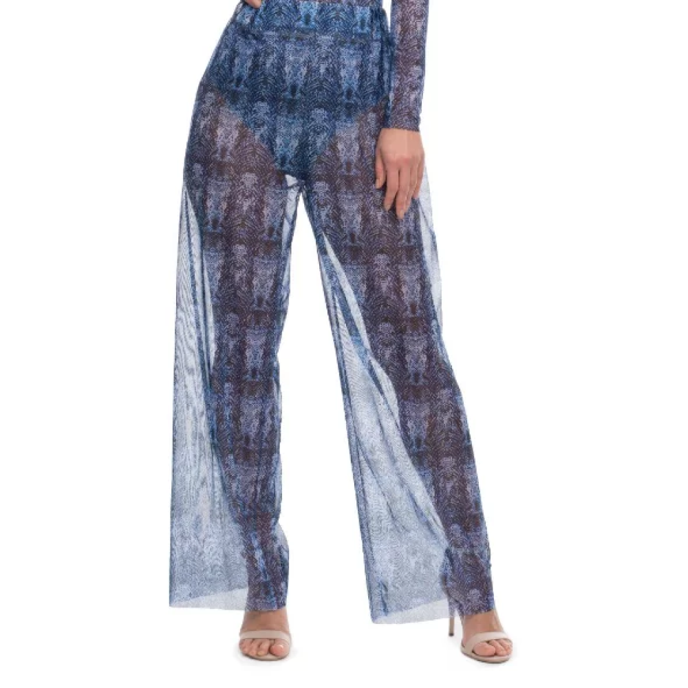 Пляжные брюки Змеиный Синий - 1