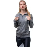 UAE Jiu-Jitsu Full Zip Hoodie Jacket for Women, Grey, size M - 4 miniature