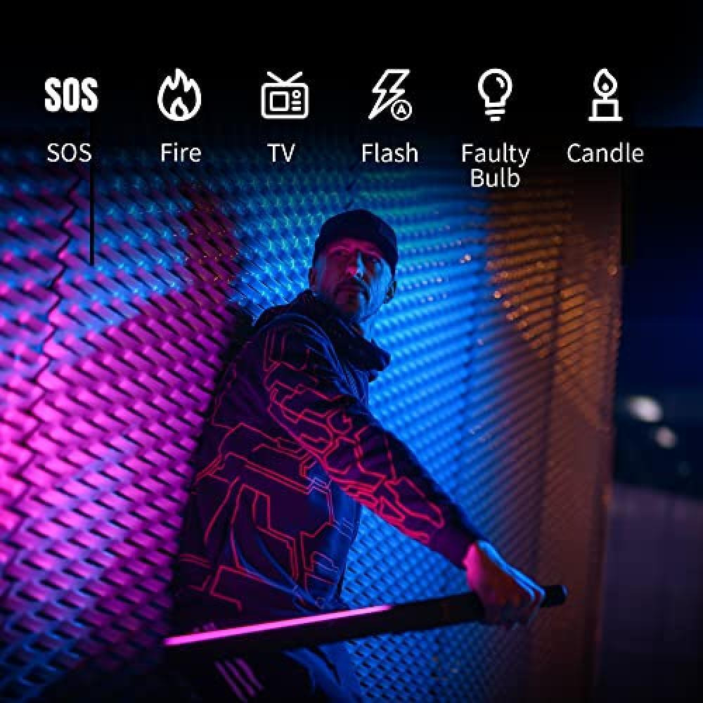 Zhiyun FIVERAY F100 RGB СВЕТОДИОДНЫЙ СВЕТИЛЬНИК, 100 ВТ, 20708 ЛЮКС, CRI 96+, Ручной СВЕТОДИОДНЫЙ Светильник С Регулируемой ЯРКОСТЬЮ, черный (стандарт - 5