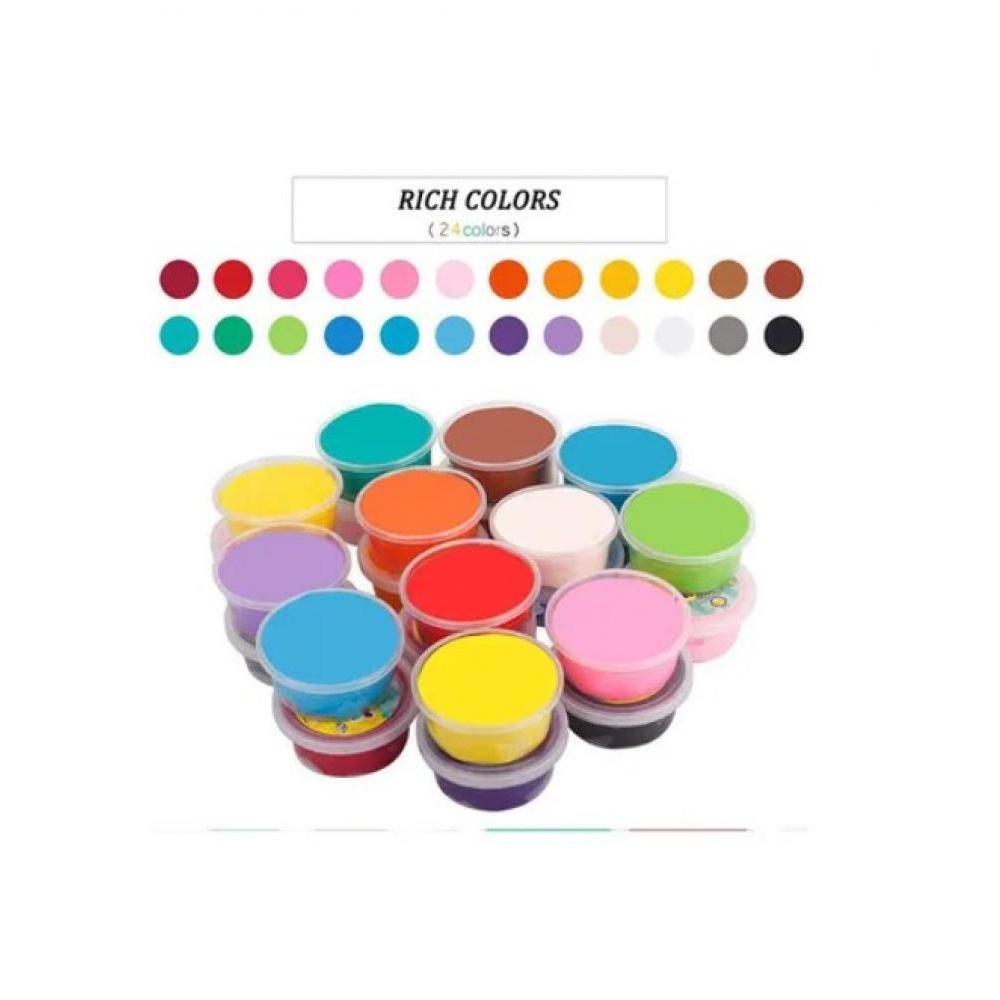 Super light / Набор для лепки, Мягкий пластилин , 24 цвета - 2