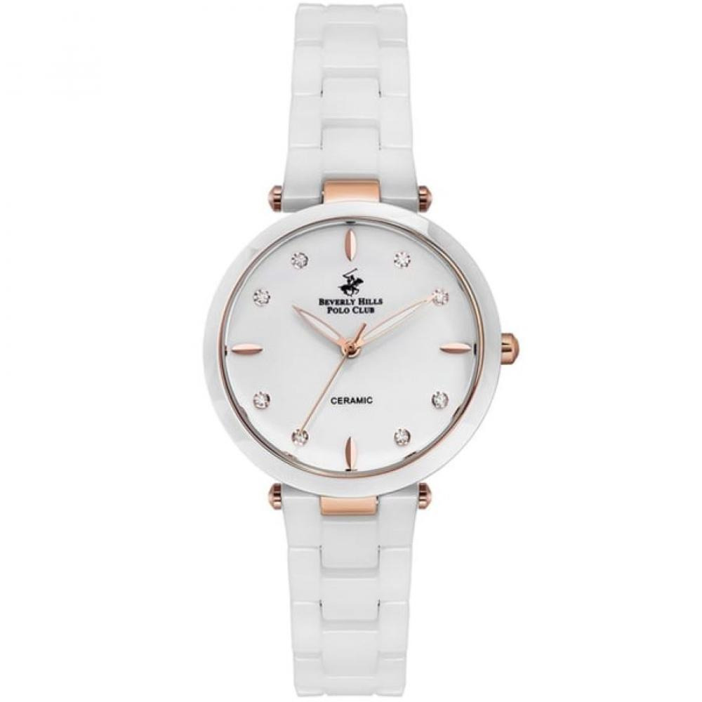 Beverly Hills Polo Club Ceramic Bracelet Womens Analog White Dial Watch BP3102X.530 - 1