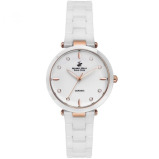 Beverly Hills Polo Club Ceramic Bracelet Womens Analog White Dial Watch BP3102X.530 - 1 miniature