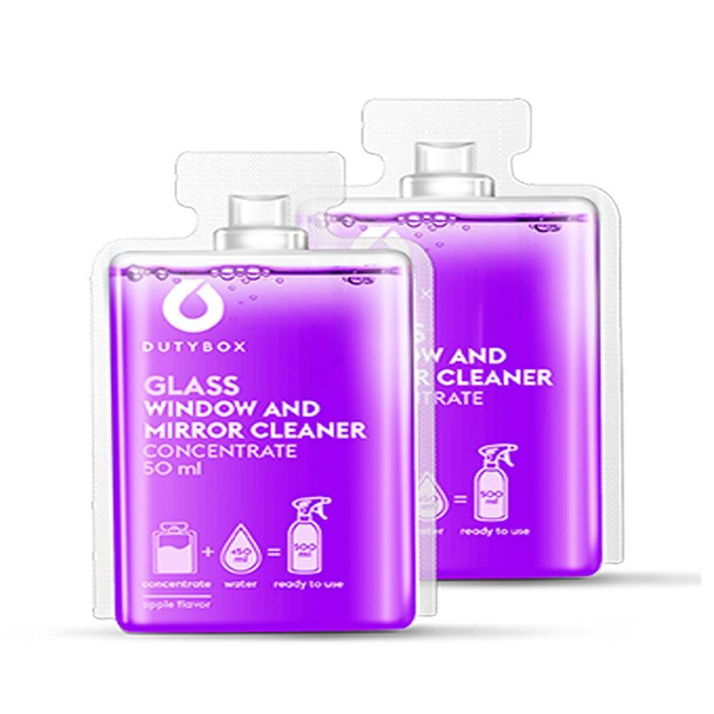 DUTYBOX Glass Series, Concentrated Windows and Mirrors Cleaner, 2 Capsule Refills - 1