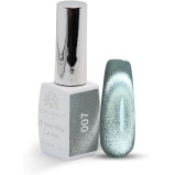 Global Fashion Professional 8 МЛ 3D Snow White Cat Eye Gel POLISH - Стойкий, МЕРЦАЮЩИЙ ЛАК ДЛЯ ногтей, (007, 8 мл) - 1 miniature