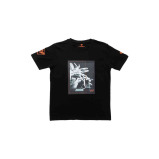 T-Shirt UAEJJ AJP Logo2, Cotton, for Men, Black - S - 1 miniature