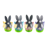 Gems Easter Pom Pom Bunny Basket Assorted, 1 Piece - 1 miniature