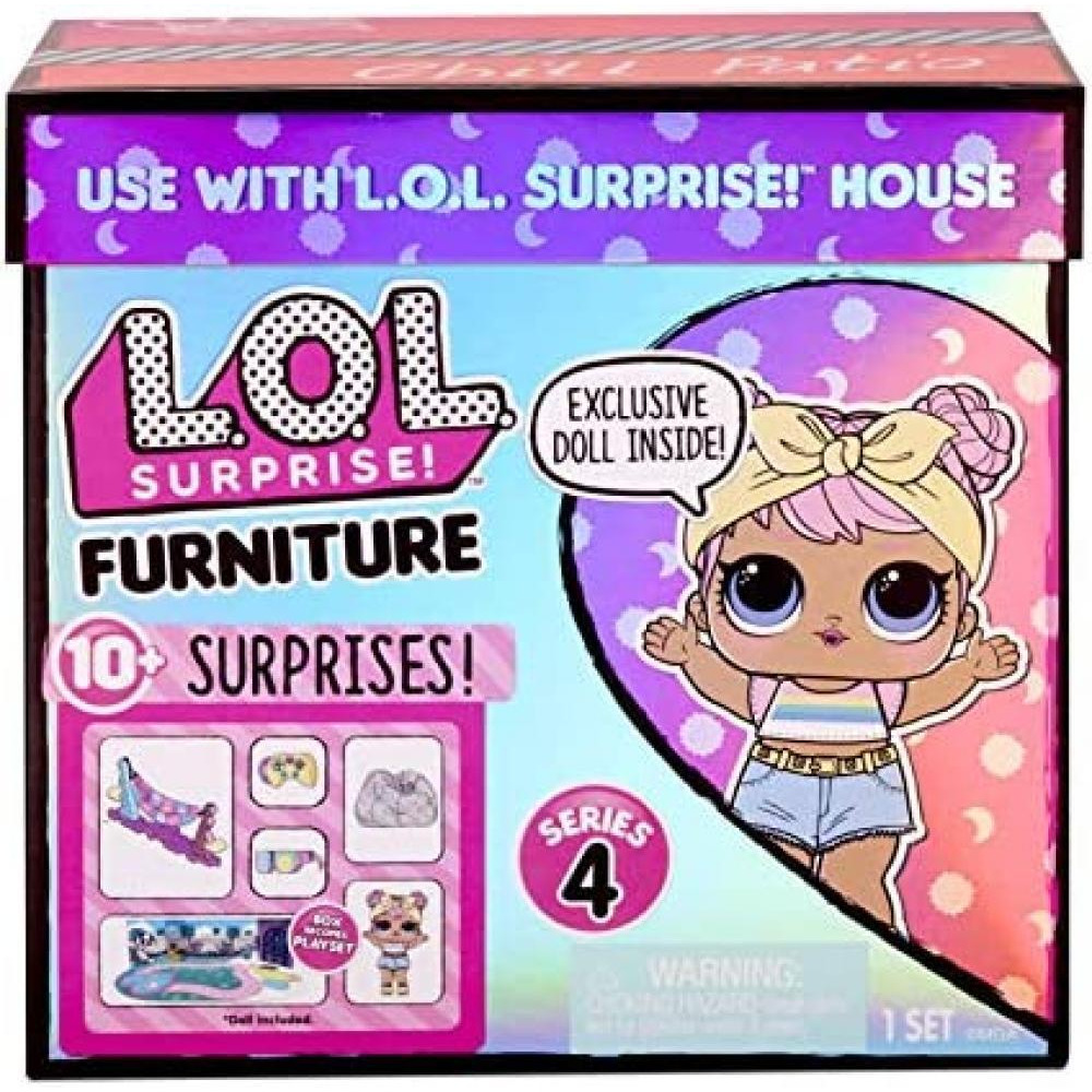 L.O.L. Surprise! Furniture Chill Patio With Dawn Doll And 10+ Surprises, Doll Patio Furniture Set, Accessories - 8