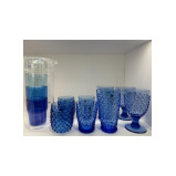 TarHong 20oz Hobnail Jumbo Cobalt Blue - 2 miniature