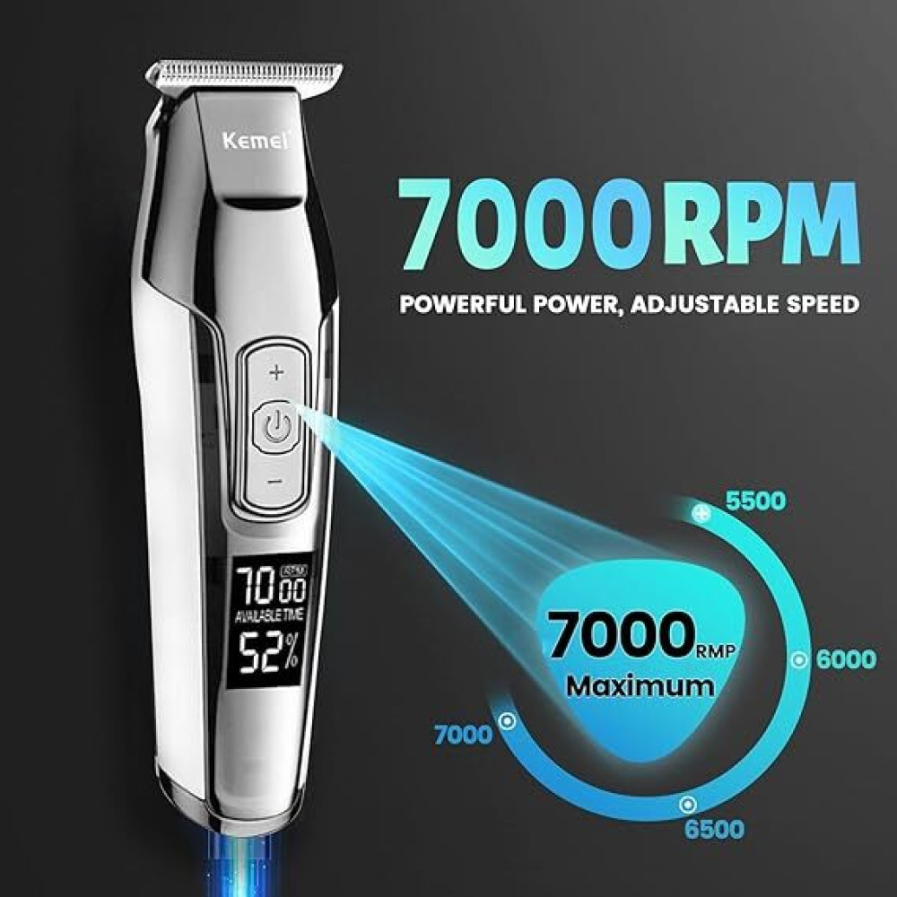 Trimmer KEMEI KM-5027 Men's Professional Baldheaded Hair Trimmer - 2