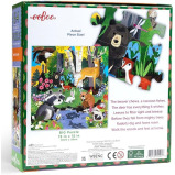 eeBoo: Woodland - 64 Piece Puzzle - 15 x 15 Kids Square Jigsaw, Glossy Pieces, Ages 5+ - 2 miniature