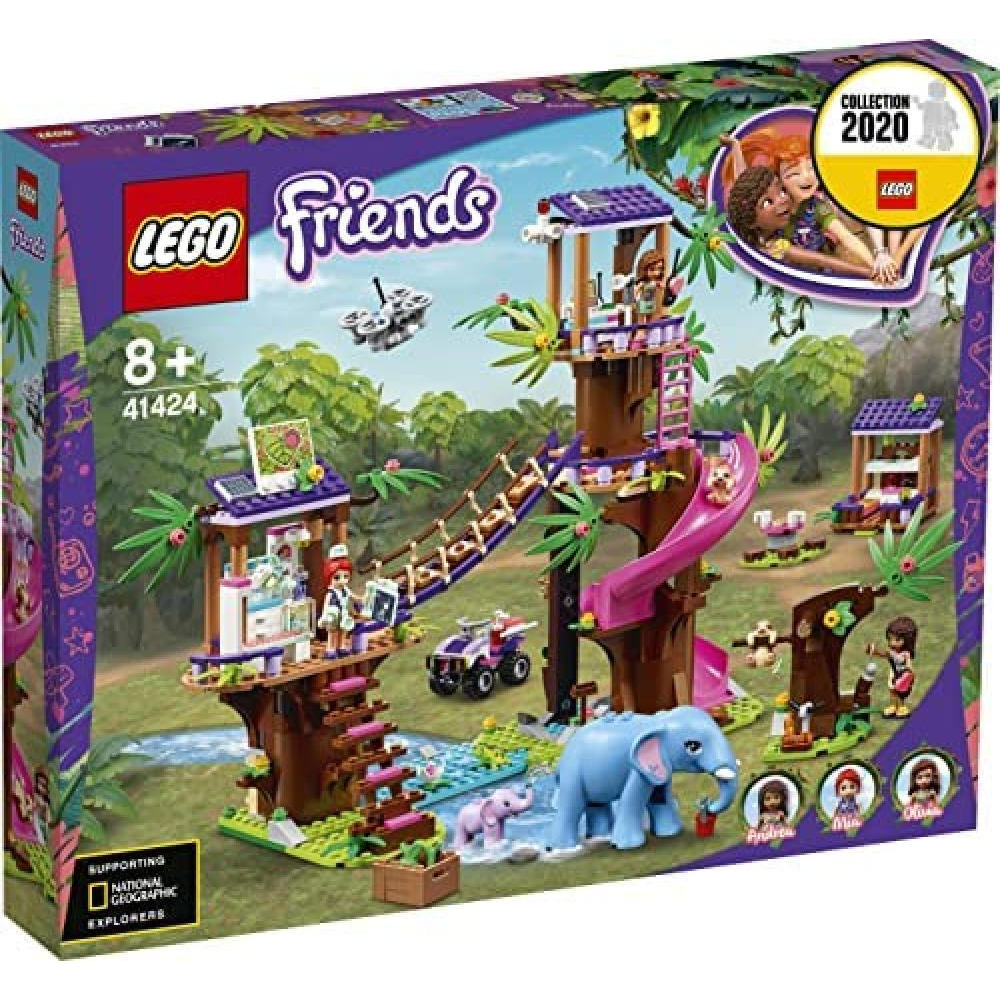 LEGO / Friends 41424, Jungle rescue basebuilding set with 3 mini dolls and accessories, 648 pieces, 8+ - 2