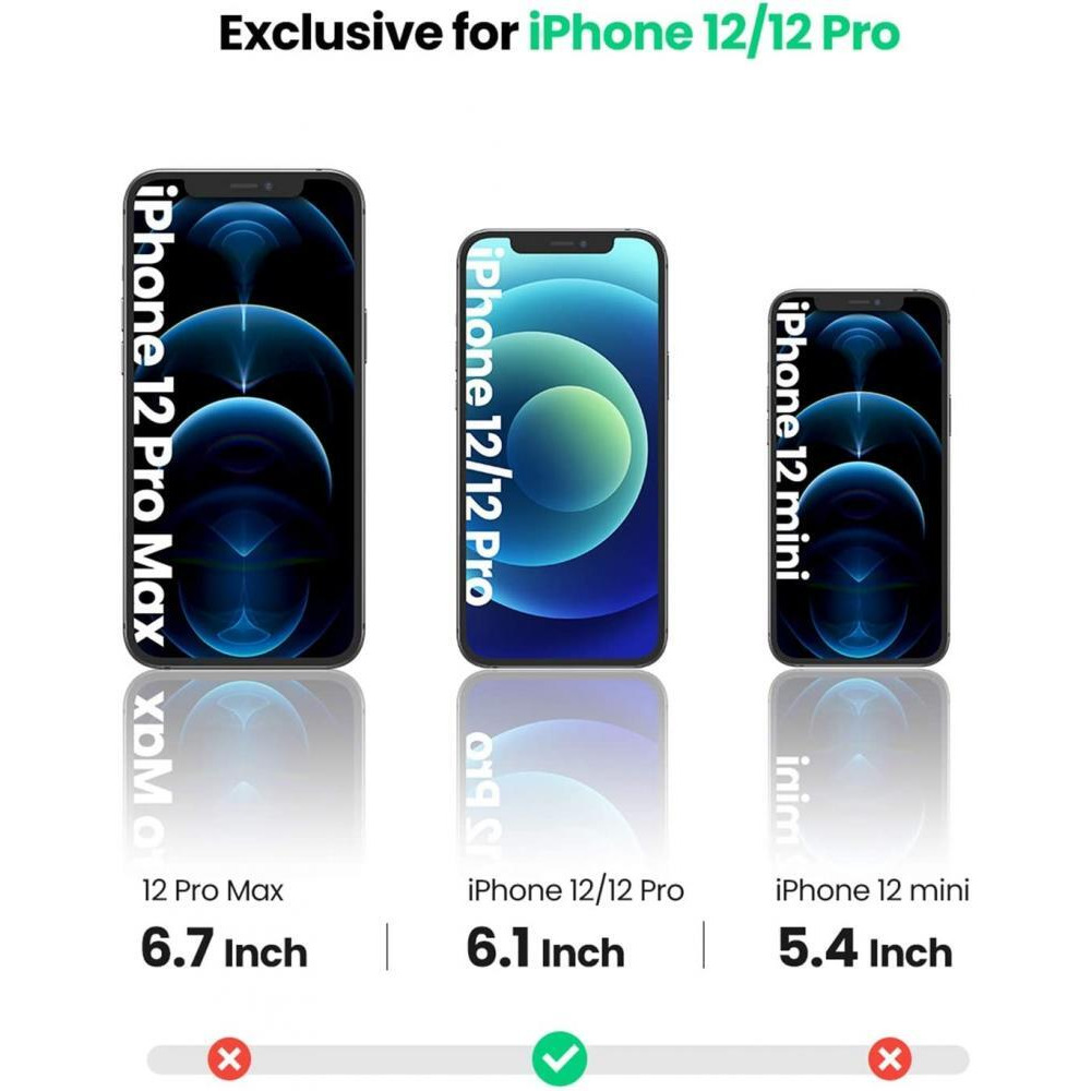 UGREEN \/ Screen protector, iPhone 12 \/12 Pro, 2-pack, Anti-scratch - 7