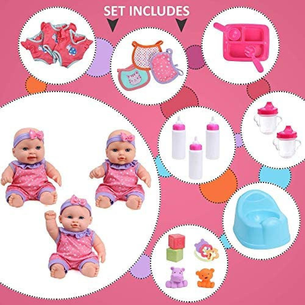 8"\/20CM SOFT BODY BEAN BAG BABY DOLL. - 5