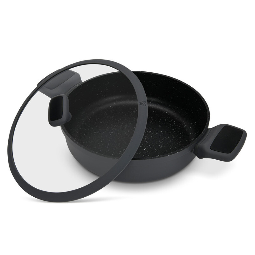 Fissman Shallow Casserole Titanium Pro 28cm/4.3LTR with Cast Aluminum and Non- Stick Coating - 3