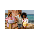 مبرد بولار بوكس المحمول - مبرد صغير سعة 12 لترًا، مبرد الشاطئ، مبرد صغير محمول، مبرد عتيق، مقبض قابل للتعديل، مبرد بولار بوكس، ليلك \& أصفر. - 6 miniature