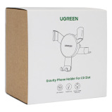UGREEN / Car phone holder for CD slot, 360 rotation, Flexible clip, Gravity linkage mechanism - 8 miniature