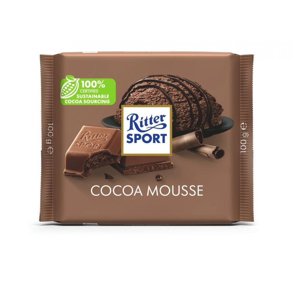 Ritter Sport / Chocolate, Cocoa mousse, 100 g - 1