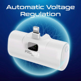 Promate Powerup-I Ультракомпактный быстрозарядный внешний Аккумулятор Со встроенным Разъемом Lightning - 4 miniature