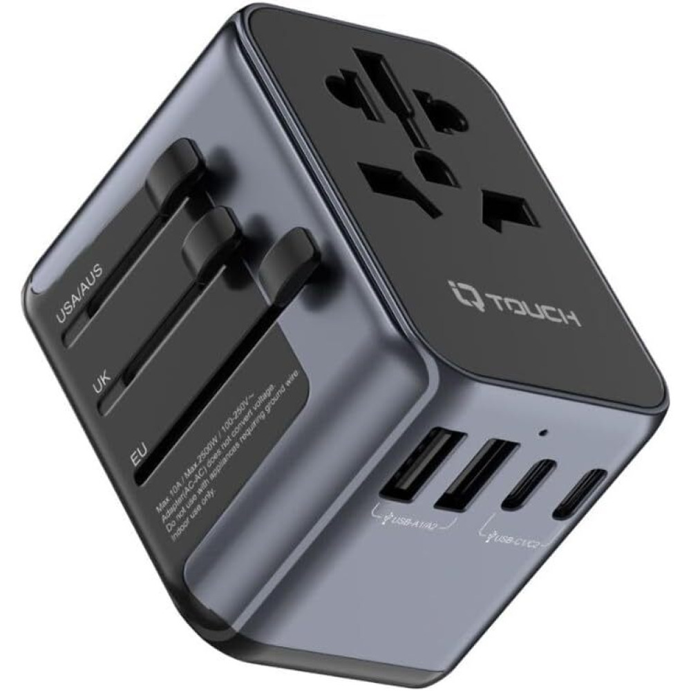 IQ TOUCH 6-in-1 International Travel Adapter - 2