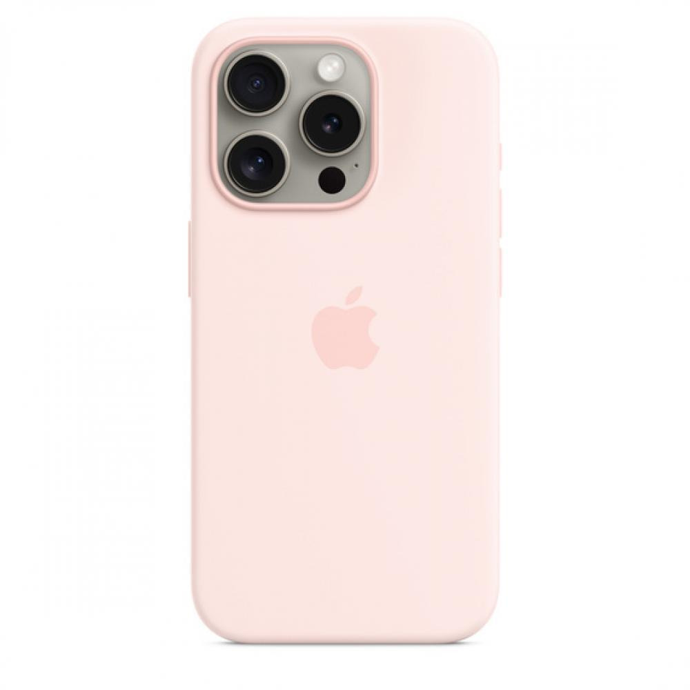 Apple Iphone 15 Pro Max Silicone Case Mt1u3zma Light Pink With Magsafe - 1