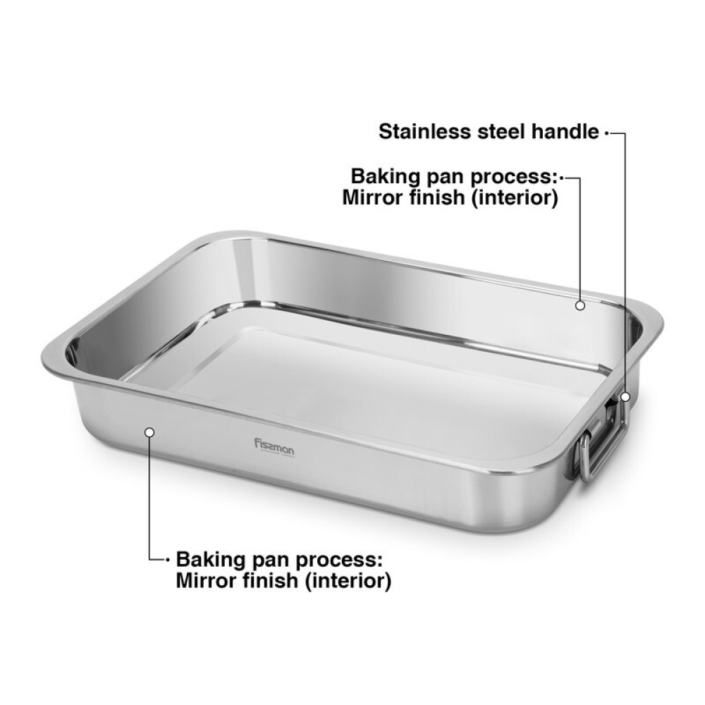 Fissman Roaster 32cm Stainless Steel - 2