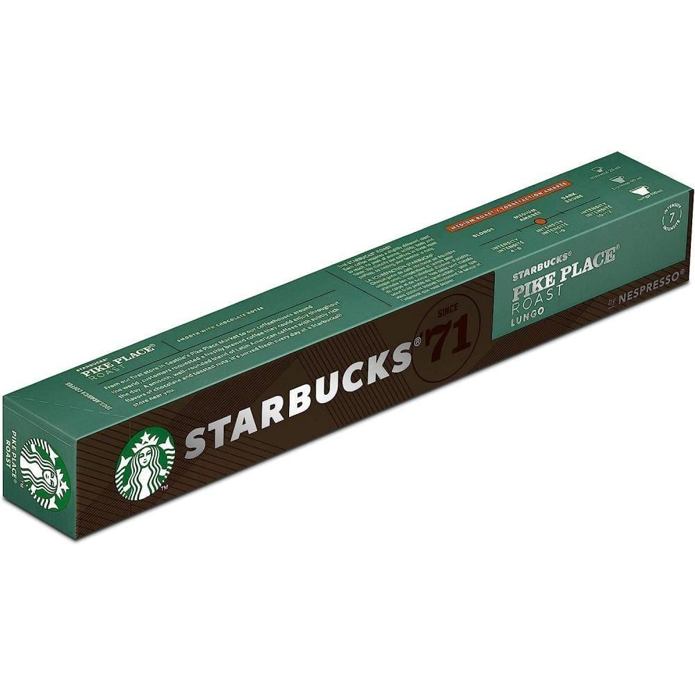 Starbucks / Coffee capsules, Pike place roast by Nespresso, 10 capsules - 2