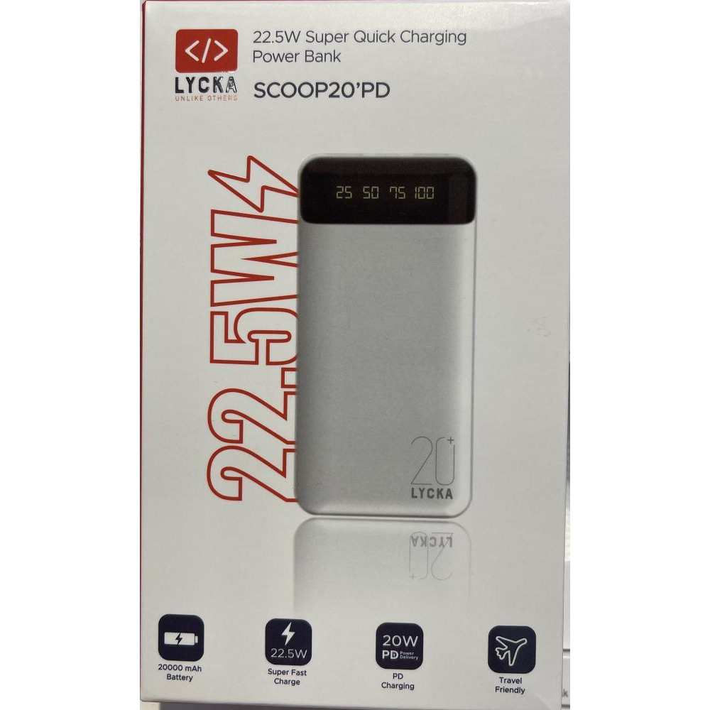 PD Scoop20000 mAh 22.5WSuper Quick ChargingPower Bank - 1