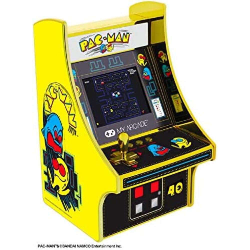 My Arcade Pac-Man 40th Anniversary Micro Player, Fully Playable, 6.75 Inch Collectible, Full Color, Gold Plated, Battery or Micro USB Powered (DGUNL-3 - 4