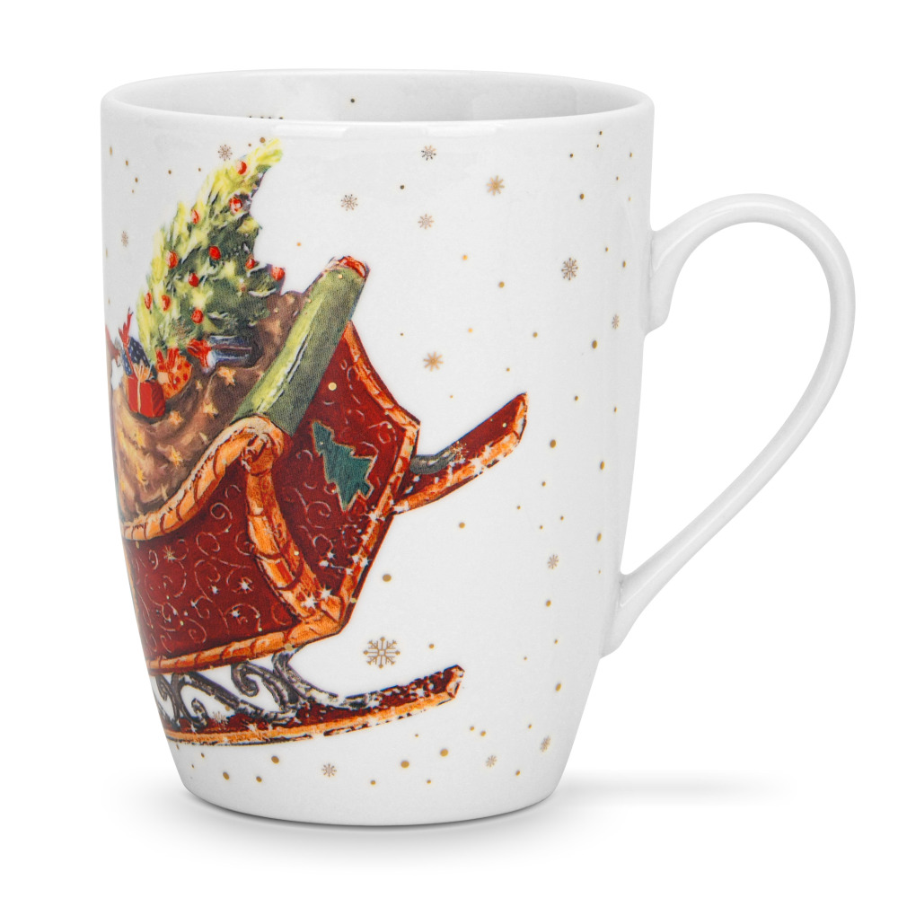 Fissman, Mug 360ml, Christmas, New Bone China - 5