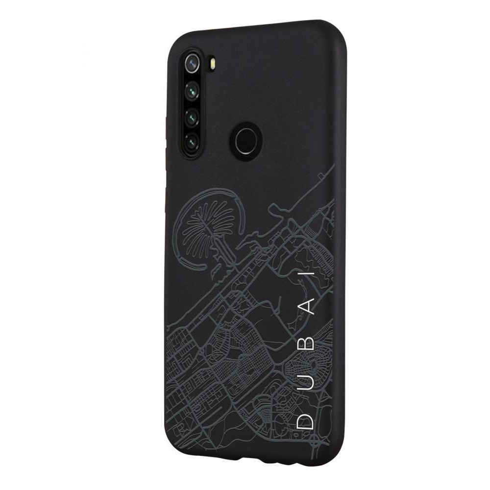غطاء حماية لهاتف xiaomi Redmi Note 8 خريطة دبي - 1