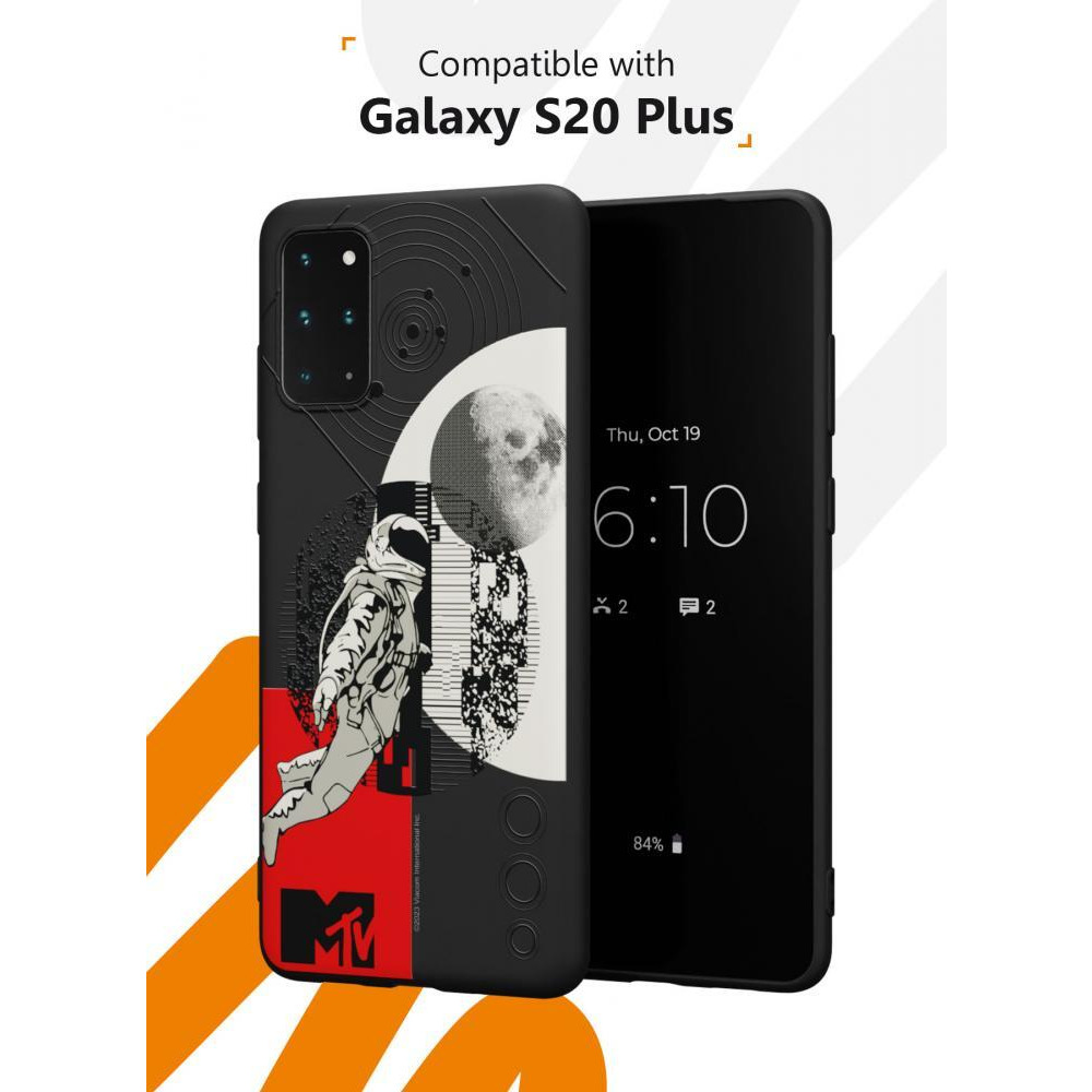 حافظة لهاتف GALAXY S20 PLUS، حافظة هاتف واقية مضادة للصدمات لهاتف GALAXY S20 plus، بنمط كوكب Mtv - 2