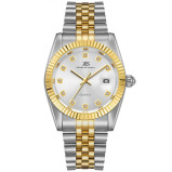 Kenneth Scott Men's White Dial Analog Watch - K22036-TBTW - 1 miniature