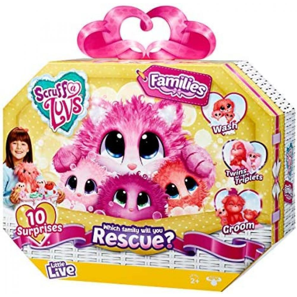 Little Live Pets Scruff-A-Luvs Family | Wash, Dry and Brush to Rescue and Reveal 10 Surprises - 10