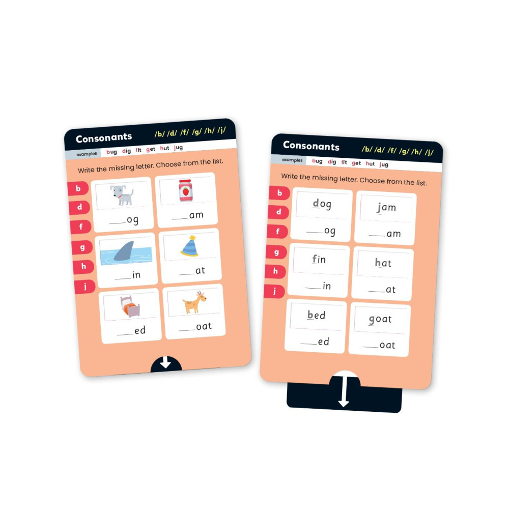 Флеш-Карты Hinkler Junior Explorers Phonics pull The Tab - 2