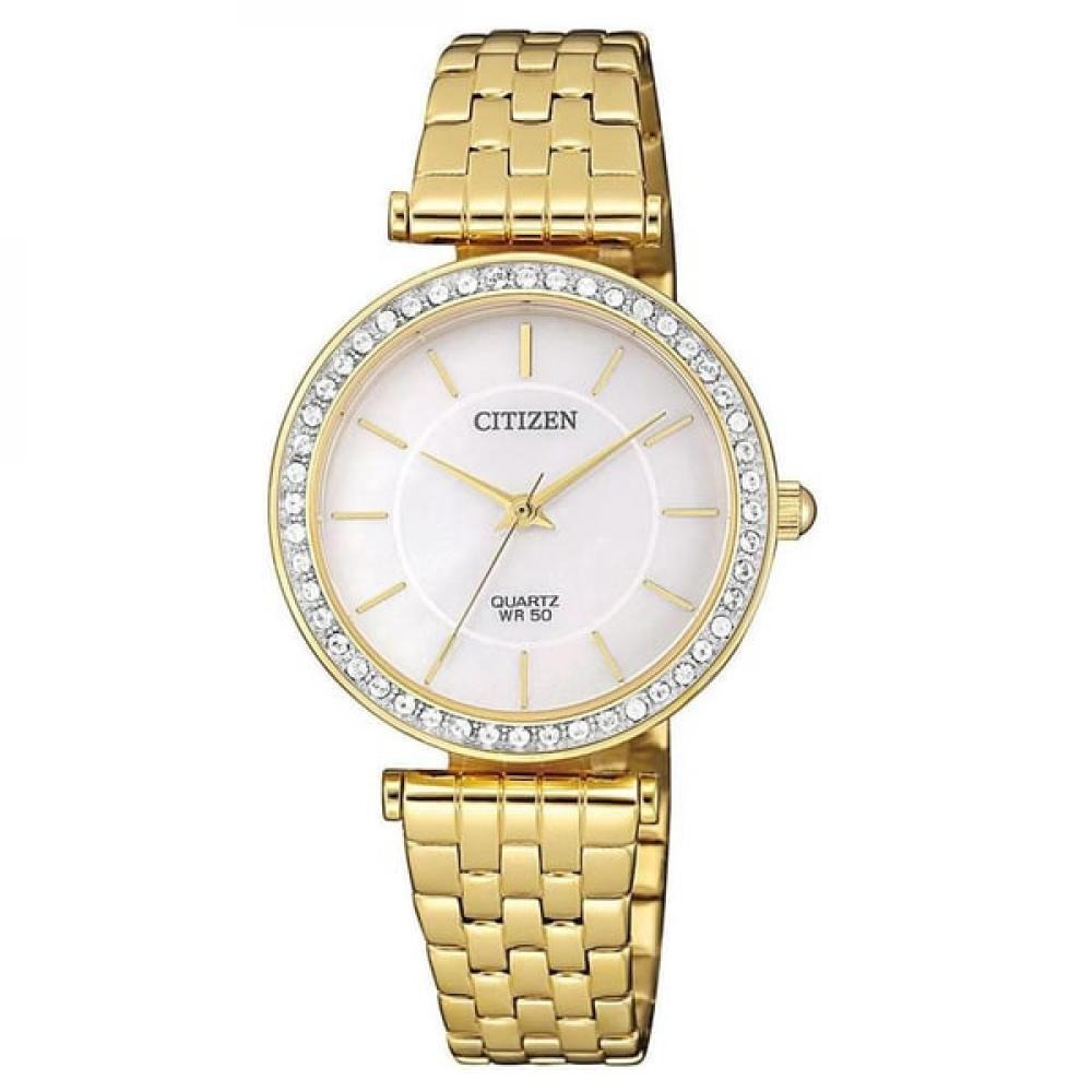 Citizen Chic Gold Stainless Steel Analog Watch For Women ER0212-50D - 1