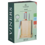 Viners Assure Color Code Knife Block And Board Set - 3 miniature