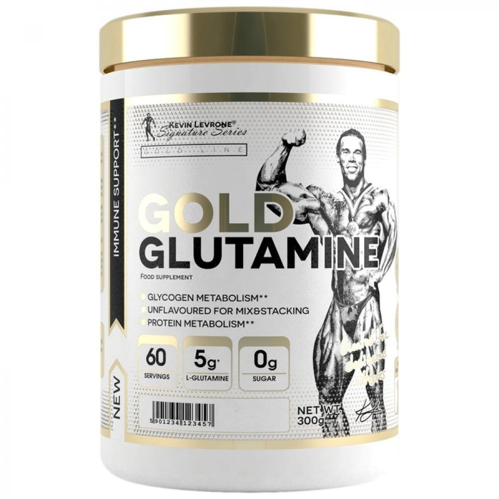 Kevin Levrone Gold GLUTAMINE, БЕЗ АРОМАТИЗАТОРОВ, 300 г - 1