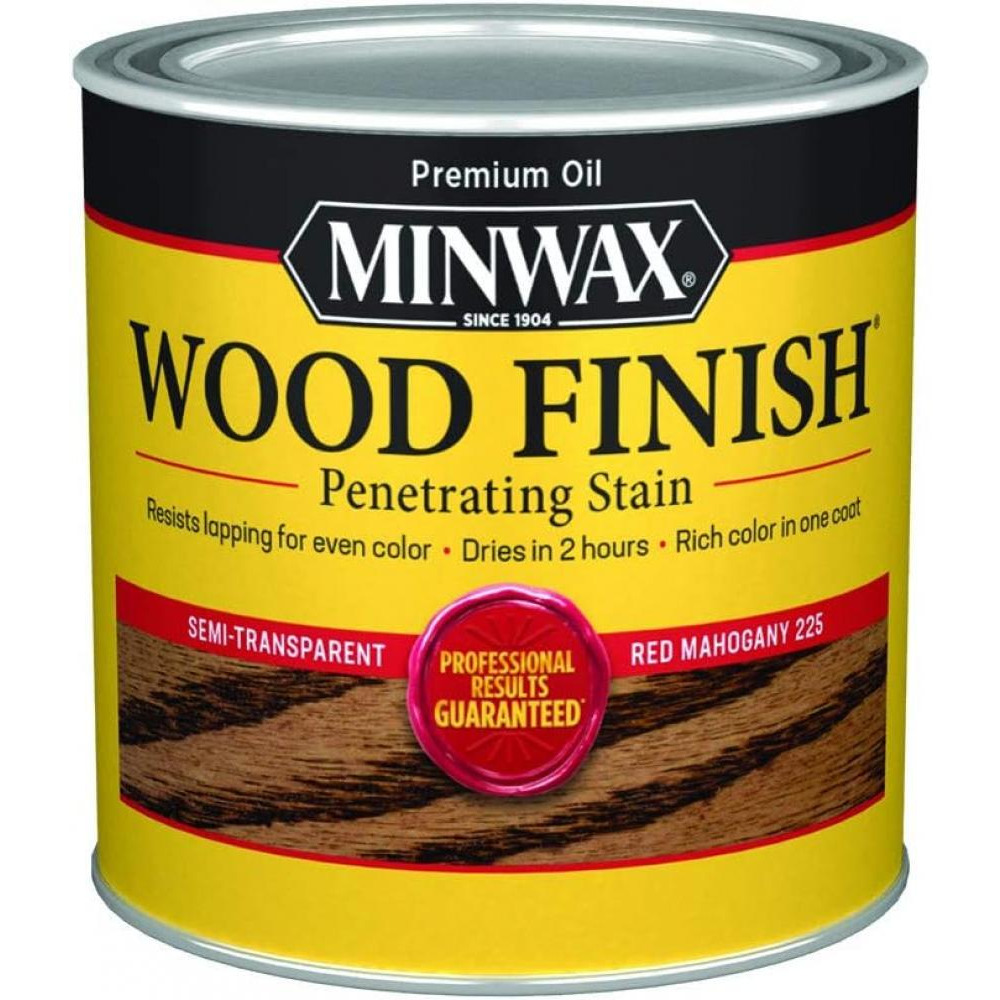 Minwax Wood Finish Penetrating Stain Red Mahogany - 1