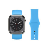 Perfii Solid Silicone Replacement Band for Apple Watch 49, 45, 44, 42 mm Series Ultra 8/7/6/5/4 SE - 1 miniature