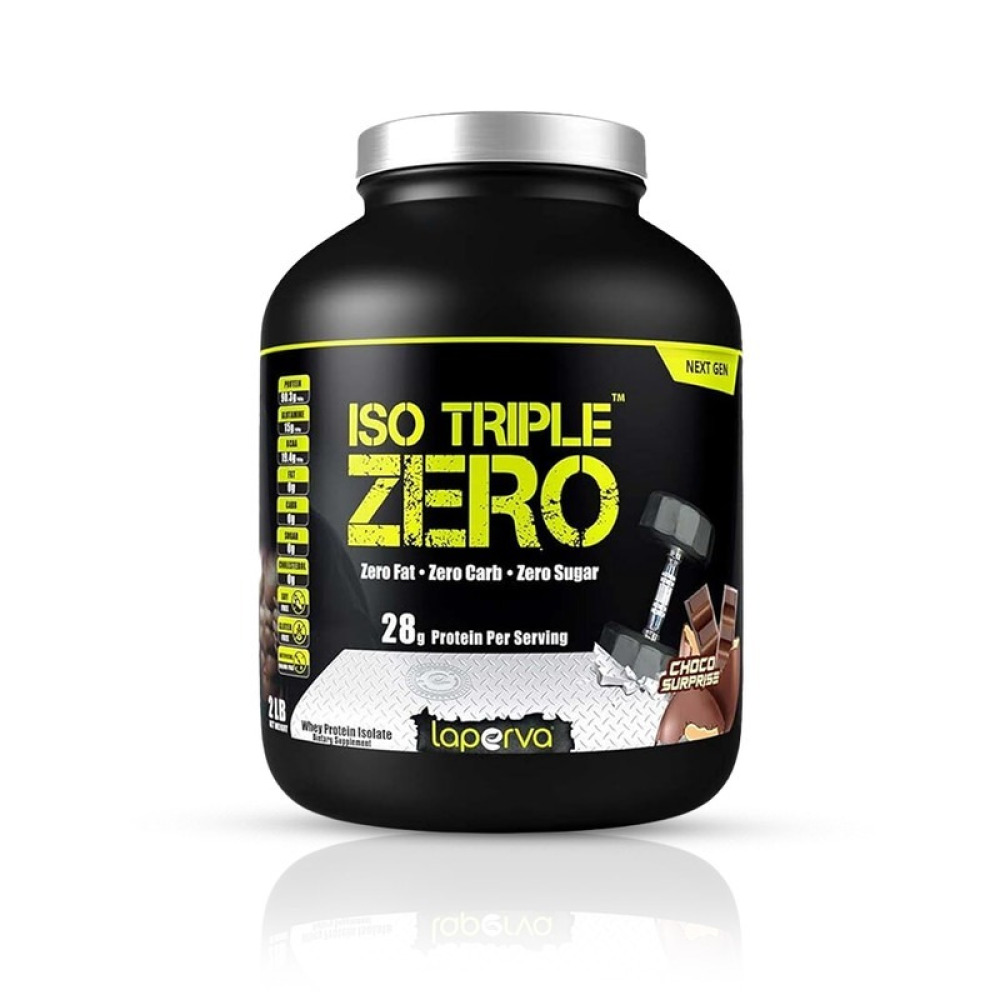 Iso Triple Zero Whey Protein Isolate - 0 Carbs, 0 Sugar, 0 Fat - Best For Lean Muscle Growth - 4lb - 58 Servings - Choco Suprise - 1