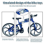Mountain Bike 1:8 Alloy Folding   - 2 miniature