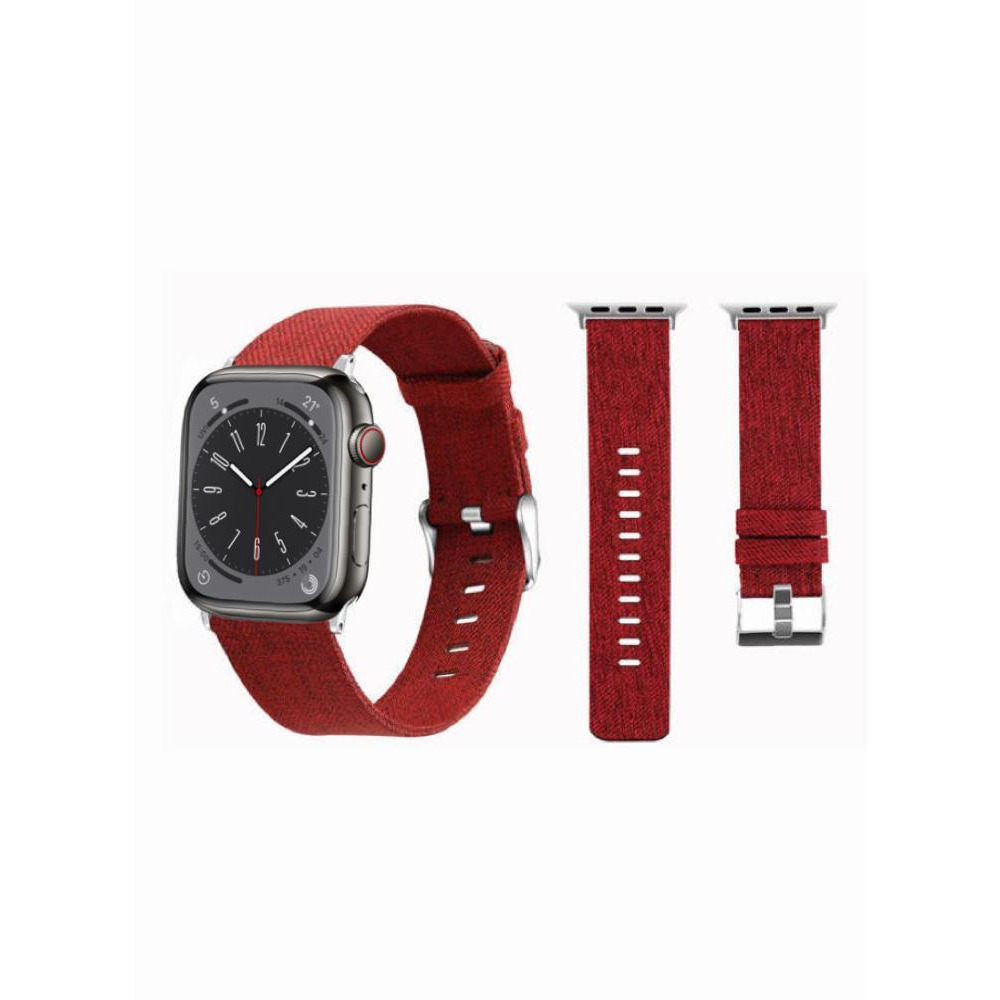 Perfii Fabric Replacement Band For Apple Watch 41/40/38mm Series 8/7/6/5/4/SE - 1