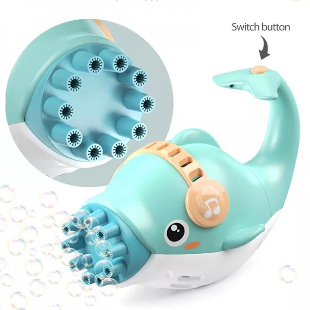 MissTiara / Bubble gun, 10-hole, Dolphin shape, 18.9x12.5 cm - 2