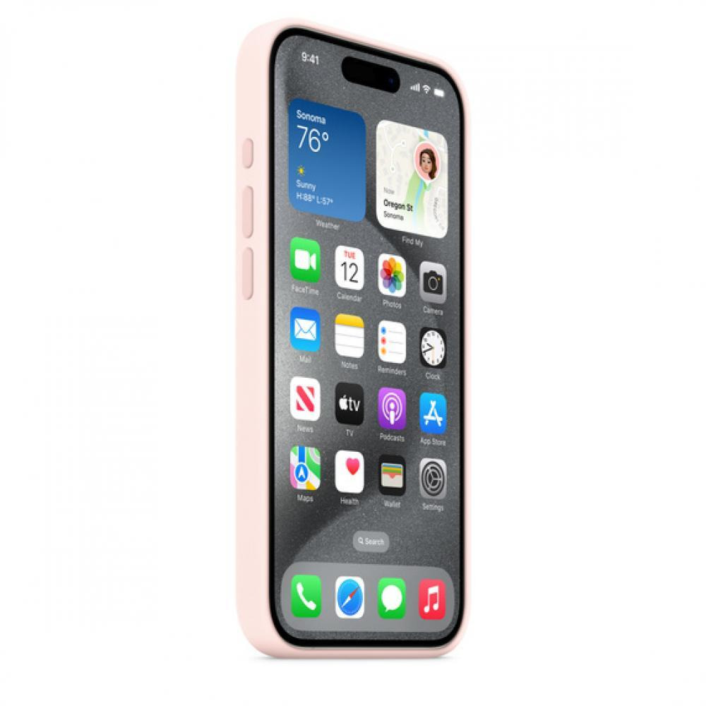 Apple Iphone 15 Pro Silicone Case Mt1f3zma Light Pink With Magsafe - 2