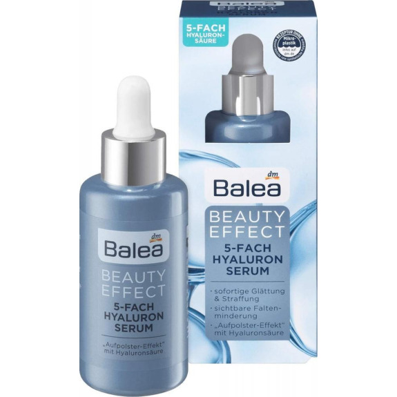 Balea \/ 5-Fach hyaluron serum, Beauty effect, 1.01 fl. oz (30 ml)