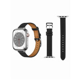 Perfii Slim Genuine Leather Replacement Band For Apple Watch 41б 40б 38 mm Series 8/7/6/5/4 SE - 1 miniature